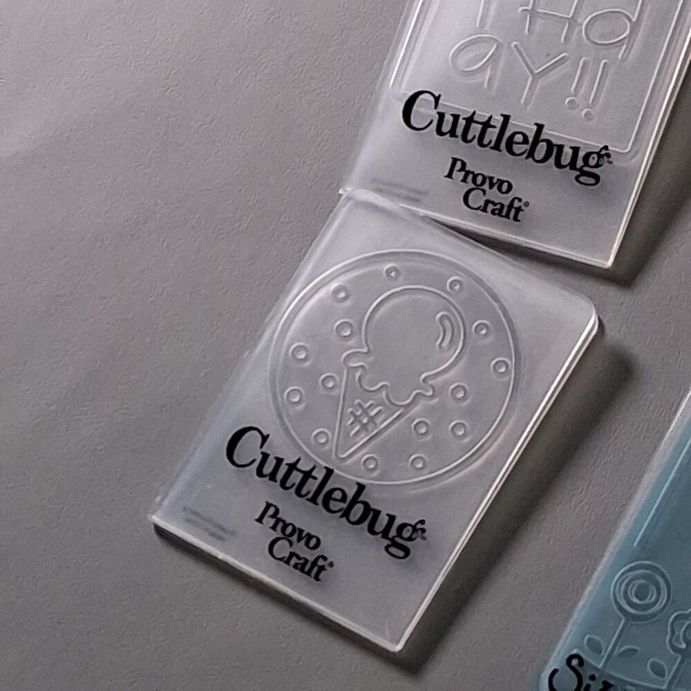 Lot of 9 Sizzix Cuttlebug Darice Embossing Folders Sweet Baby Birthday Scrapbook - Picture 11 of 11